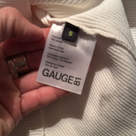 Mija Ribbed Mini Dress by GAUGE81 white size small long sleeve - Picture 6 of 16